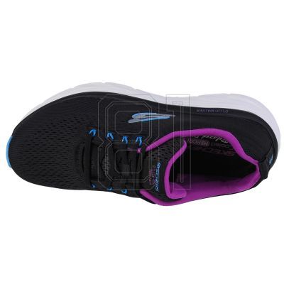 3. Skechers D'Lux Walker - Fresh Finesse 149368-BKPR Black 37