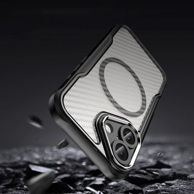 7. Leading Series MagSafe Silicone Case for iPhone 16 Plus - Black