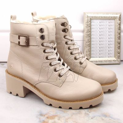 4. Comfortable, insulated leather boots Remonte W RKR615, beige