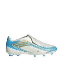 Adidas F50 Messi League LL FG Kids' Soccer Shoes White and Blue IH1907