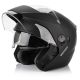 6. Meteor Hekato XL Motorcycle Helmet 61 cm Black
