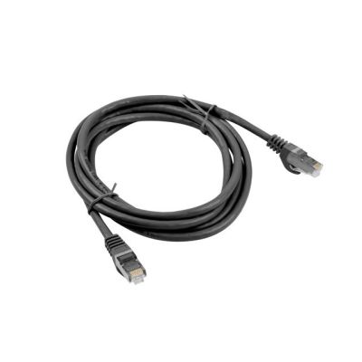 2. LANBERG CAT.6 FTP PATCH CABLE 2M BLACK FLUKE PASSED