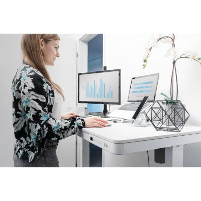 21. Digitus Desk with electric height adjustment, USB charging station and drawer