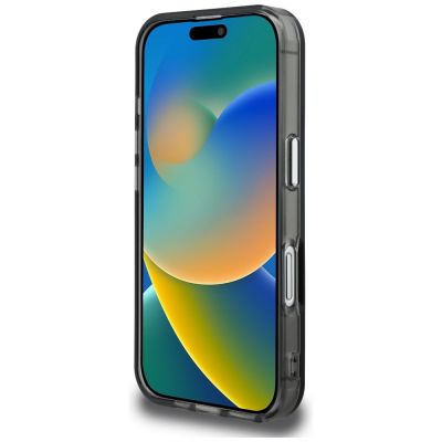 5. Karl Lagerfeld IML Aquarelle Choupette & Logo iPhone 16 Case - Black