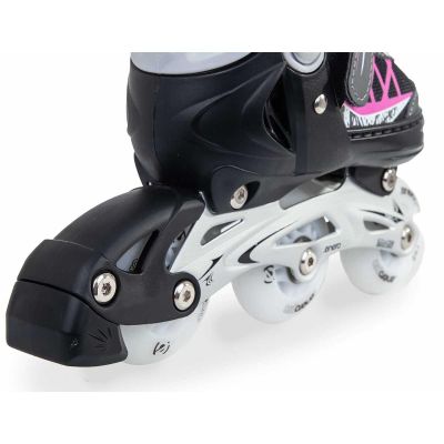 23. ROLLER SKATES-ROLLER SKATES-ICE SKATING 4IN1 ENERO PRO LED 26-29 PINK-GRAY