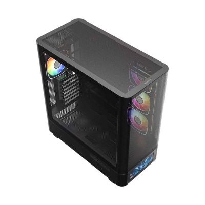 11. MODECOM VOLCANO AQ 500 ARGB MIDI BLACK CASE
