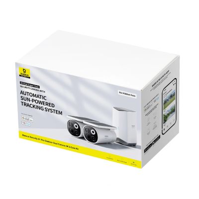3. Baseus Security S1 Pro Dual 3K Outdoor Surveillance Kit (2 Cameras) – White