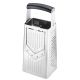 GEFU 10761 Manual Grater/Spiralizer Grater with Container Black, Silver