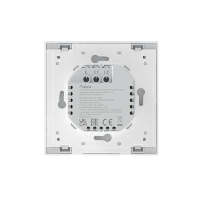 3. AQARA WALL DOUBLE SWITCH H1 WS-EUK02