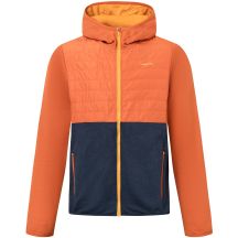 VIKING Creek Hoodie Bamboo Man Zip-Up Jacket with Hood, Orange XXL