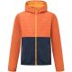 VIKING Creek Hoodie Bamboo Man Zip-Up Jacket with Hood, Orange XXL