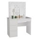 MIJAS DESK SET LEFT WHITE + MARINA MIRROR