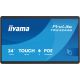 2. iiyama TW2424AS-B3P signage display Interactive flat panel 60.5 cm (23.8") Wi-Fi 450 cd/m2 Full HD Black Touchscreen Embedded processor Android 24/7