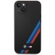3. BMW Silicone Slanted Stripes Case for iPhone 14 Plus / 15 Plus - Black