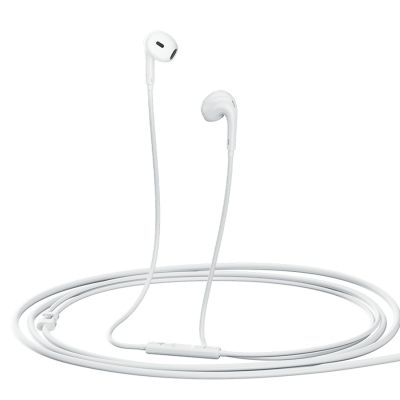3. QCY LH1 In-Ear Wired Headphones with Remote and Microphone 1.15m - White