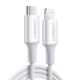 2. Ugreen US171 Lightning - USB-C MFi PD cable 20W 480Mb/s 1m - white