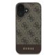 3. Guess 4G Bottom Stripe Case for iPhone 16 Plus 6.7" - Brown
