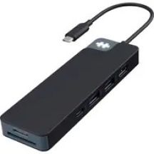 HYPER HD4102BKGL USB 3.2 Gen 1 (3.1 Gen 1) Type-C 5000 Mbit/s Hubs and Hubs Black