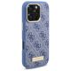 4. Guess 4G Logo Plate MagSafe Case for iPhone 16 Pro Max - Blue