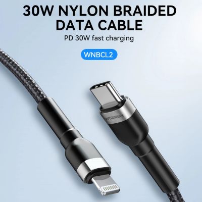 6. Wozinsky WNBCL2 Lightning / USB-C PD 30W cable 2 m - black
