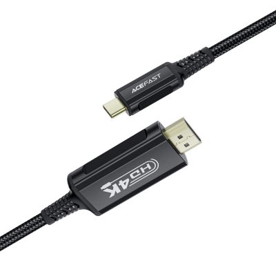 4. Acefast C1 USB-C/HDMI Video Cable 4K 60Hz HDR 1.8m - Black