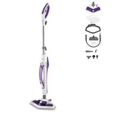 3. Polti Vaporetto SV440_Double Steam Mop 0.3 l 1500 W Purple, White