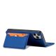 7. Magnet Card Case for iPhone 12 cover card wallet card stand blue