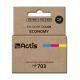 ACTIS KH-703CR Ink (replaces HP 703 CD888AE; Standard; 12 ml; color)
