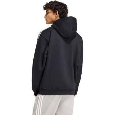 3. Men's adidas Essentials 3-Stripes Fleece Hoodie Black KY6602