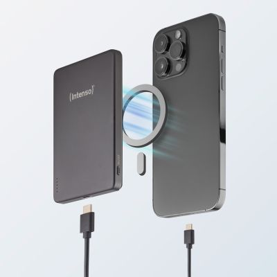 14. Intenso Magnetic Wireless Power Bank 5000 mAh Gray USB-C
