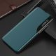 2. Eco Leather View Case elegant bookcase type case with kickstand for Samsung Galaxy A72 4G green