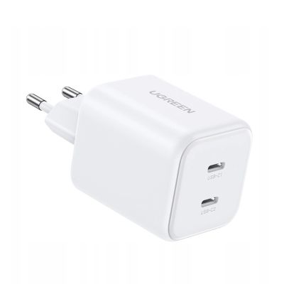 2. Ugreen GaN 45W 2xUSB-C Charger - White