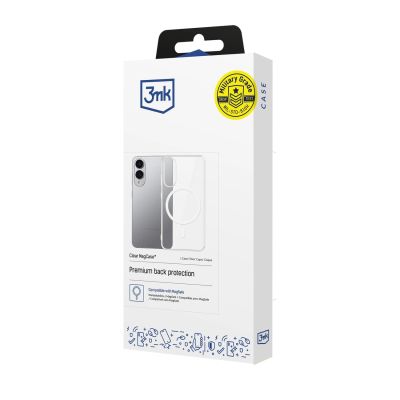 4. 3mk Clear MagCase for Samsung Galaxy S25 Edge - transparent