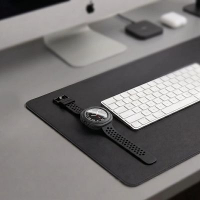 11. Tech-Protect Defense 2-Pack Case for Samsung Galaxy Watch Ultra 47mm - Clear Matte Black