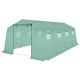 33. GREENHOUSE GARDEN TUNNEL 300x600x200CM PE STRUCTURE STEEL GREEN