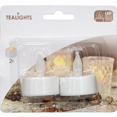 5. SET OF 2 LED TEA LIGHT CANDLES