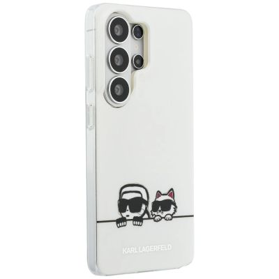 4. Karl Lagerfeld IML Peekaboo Karl&Choupette MagSafe Case for Samsung Galaxy S26 Ultra - Transparent