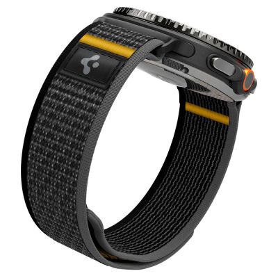 7. Spigen Athlex Air Strap for Samsung Galaxy Watch 40/44/46mm - Black and Yellow