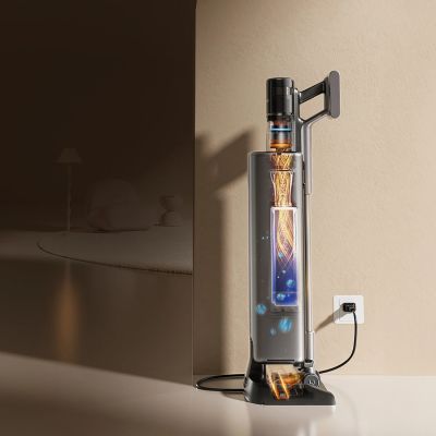 18. UWANT V800 Upright Vacuum Cleaner with Self-Emptying Station - Gray