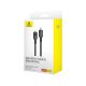 7. Baseus Unbreakable USB C-IP Cable 20W 2m (Black)