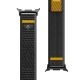 6. Spigen Athlex Air Strap for Samsung Galaxy Watch 40/44/46mm - Black and Yellow