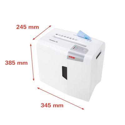 3. HSM shredstar X5 shredder, P-4 18L 4.5x30 mm