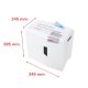 3. HSM shredstar X5 shredder, P-4 18L 4.5x30 mm