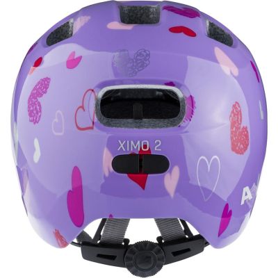 3. ALPINA XIMO 2 PURPLE HEARTS GLOSS Bicycle Helmet 49-54