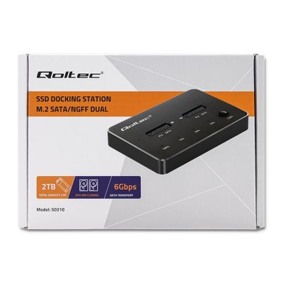 18. QOLTEC 2X SSD M.2 SATA | NGFF | USB TYPE C DOCKING STATION