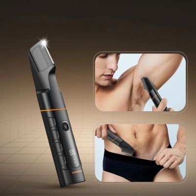 3. MAXGROOM LK-892 multifunctional trimmer with replaceable tips - black