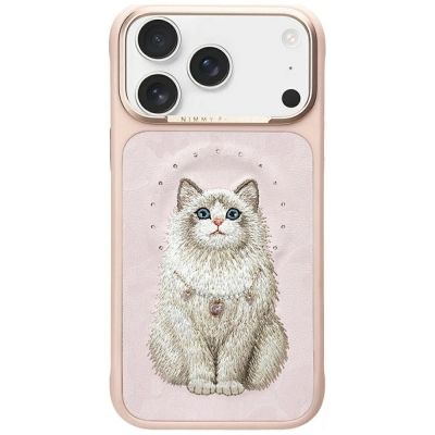Nimmy Lucky Fashion Cat MagSafe case for iPhone 17 Pro - pink