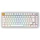 Glorious PC Gaming Race GMMK Pro 75% Gaming Keyboard - White Pre-Assembled ISO
