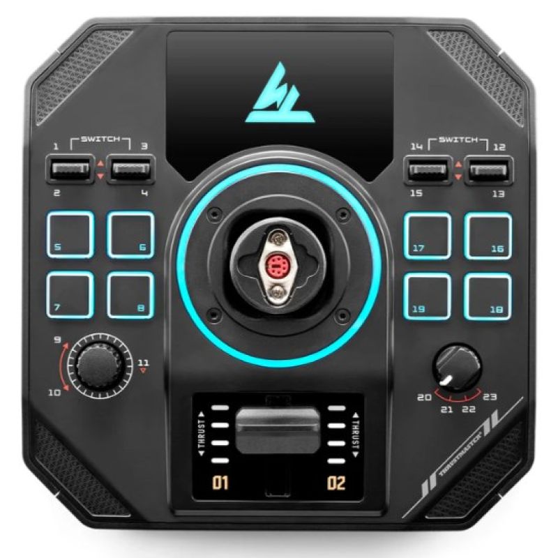 5. Thrustmaster Sol-R 4 HOTAS Black USB Joystick + Motor Control Lever Analog/Digital PC
