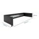 3. DeLOCK Panel for 19” DIN rail 2U, black